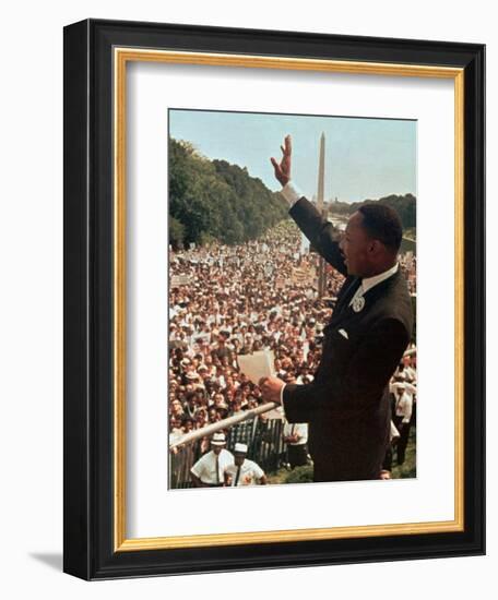 Martin Luther King Jr.-Associated Press-Framed Photographic Print