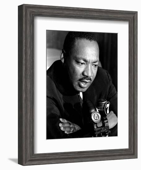 Martin Luther King La Riots-Jim Bourdier-Framed Photographic Print