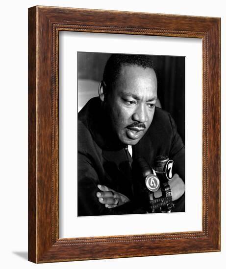 Martin Luther King La Riots-Jim Bourdier-Framed Photographic Print