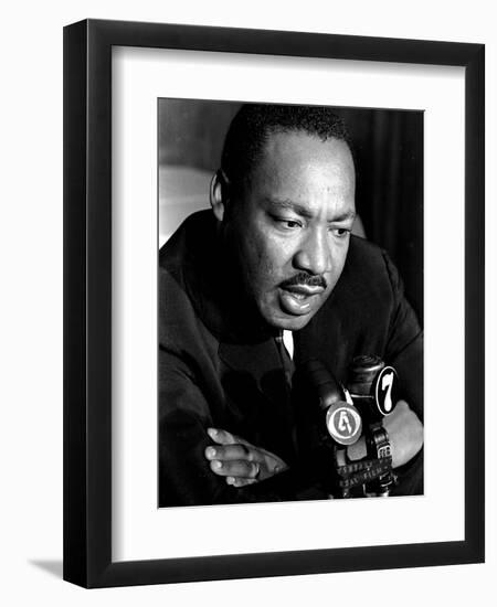 Martin Luther King La Riots-Jim Bourdier-Framed Photographic Print