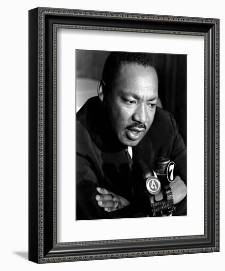 Martin Luther King La Riots-Jim Bourdier-Framed Photographic Print