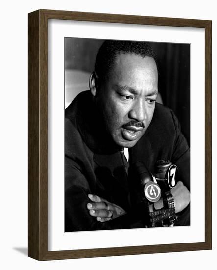 Martin Luther King La Riots-Jim Bourdier-Framed Photographic Print