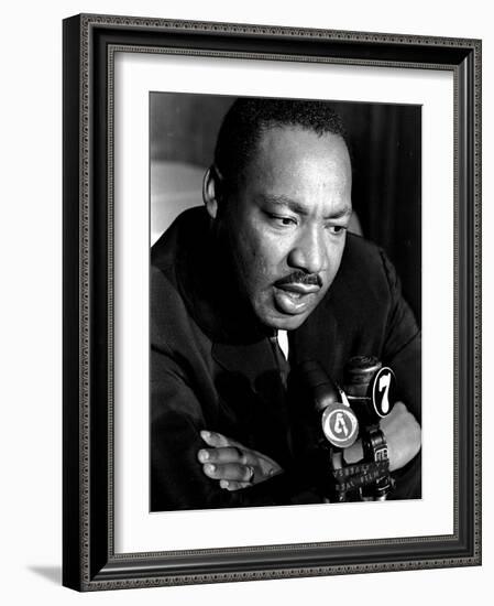 Martin Luther King La Riots-Jim Bourdier-Framed Photographic Print