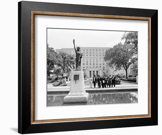 Martin Luther King Leaves Court-Associated Press-Framed Photographic Print