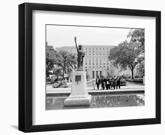 Martin Luther King Leaves Court-Associated Press-Framed Photographic Print