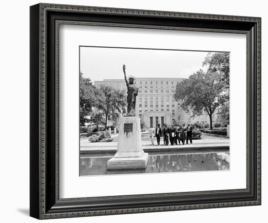 Martin Luther King Leaves Court-Associated Press-Framed Photographic Print