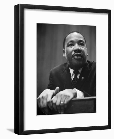 Martin Luther King Press Conference, 1964-Marion S^ Trikosko-Framed Photo