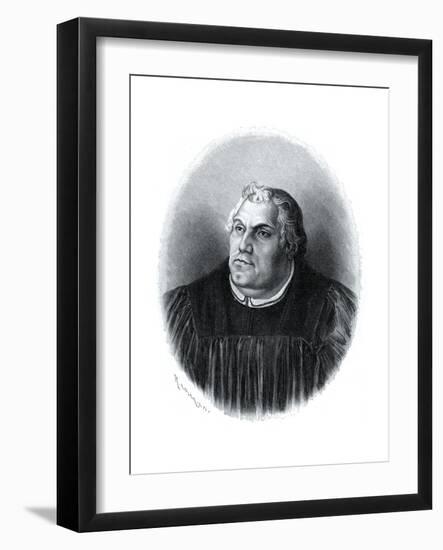 Martin Luther, Protestant Church Reformer-Lucas Cranach the Elder-Framed Giclee Print