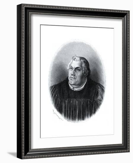 Martin Luther, Protestant Church Reformer-Lucas Cranach the Elder-Framed Giclee Print