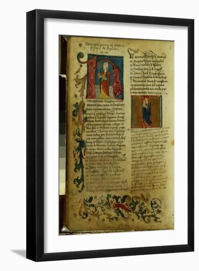 Martin Luther's Enrolment at the University of Erfurt, April 1501-German School-Framed Giclee Print