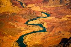 Beautiful Landscape View of Curved Colorado River in Grand Canyon, Arizona, USA-Martin M303-Photographic Print