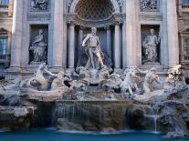 Trevi Fountain, Created by Nicola Salvi, Rome, Italy-Martin Moos-Framed Photographic Print