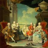 Banquet in the Redoutensaal, Vienna, 1760-Martin II Mytens or Meytens-Framed Giclee Print