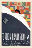 Foreign Trade Zone No. 1: New York City Department of Docks-Martin Weitzman-Mounted Art Print