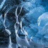 Ice Cave in the Glacier Breidamerkurjokull in Vatnajokull National Park-Martin Zwick-Framed Photographic Print