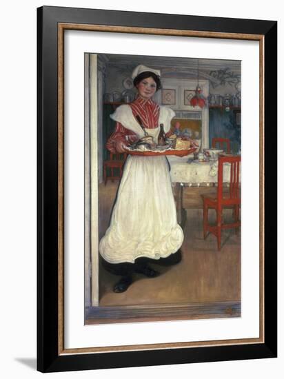 Martina Brings Breakfast-Carl Larsson-Framed Giclee Print