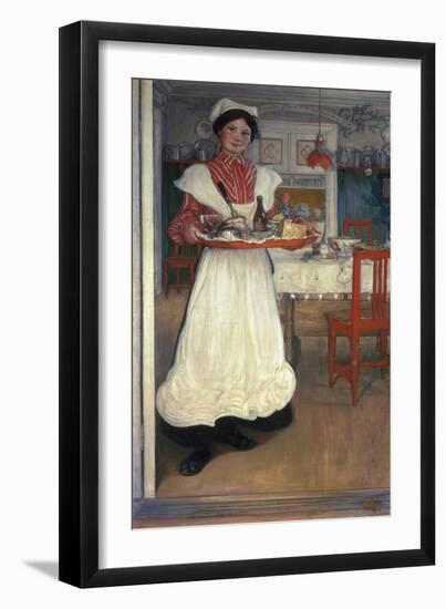 Martina Brings Breakfast-Carl Larsson-Framed Giclee Print