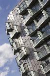 Balcony Detail, Abito Housing, Salford Quays, Manchester, England, UK-Martine Hamilton Knight-Mounted Photo