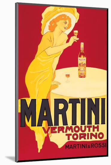 Martini and Rossi, Vermouth Torino-null-Mounted Art Print