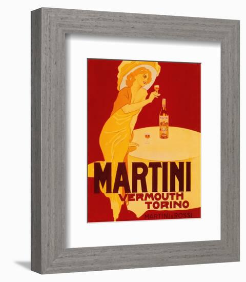 Martini and Rossi-null-Framed Art Print