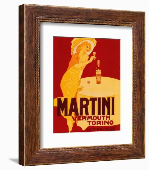 Martini and Rossi-null-Framed Art Print