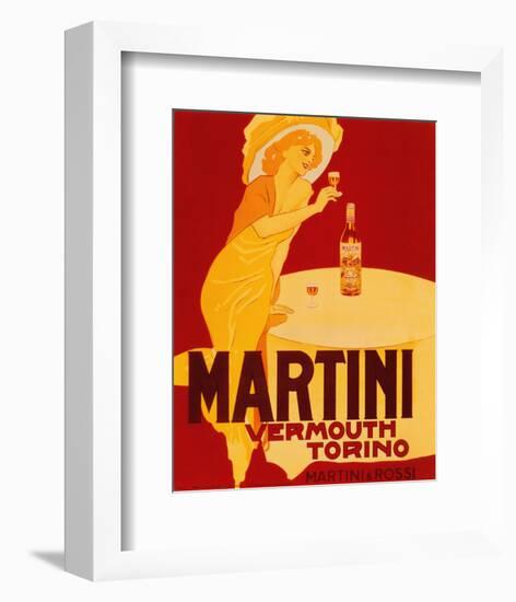 Martini and Rossi-null-Framed Art Print