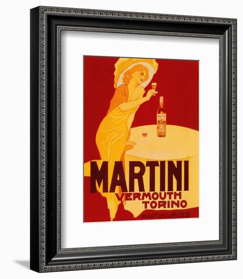 Martini and Rossi-null-Framed Art Print