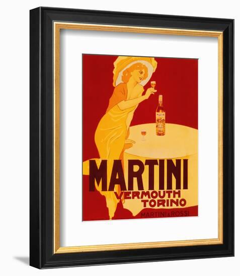 Martini and Rossi-null-Framed Art Print