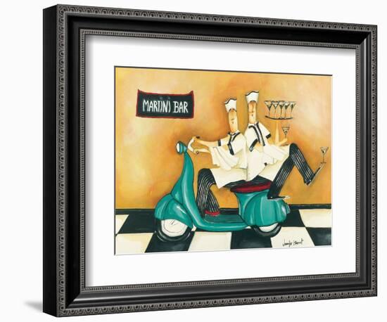 Martini Bar-Jennifer Garant-Framed Giclee Print