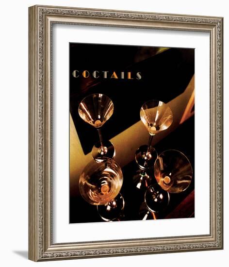 Martini Cocktails II-Richard Sutton-Framed Art Print