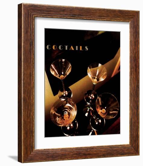 Martini Cocktails II-Richard Sutton-Framed Art Print