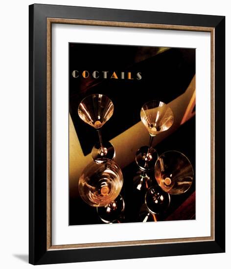 Martini Cocktails II-Richard Sutton-Framed Art Print