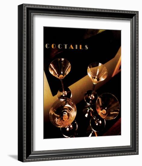 Martini Cocktails II-Richard Sutton-Framed Art Print