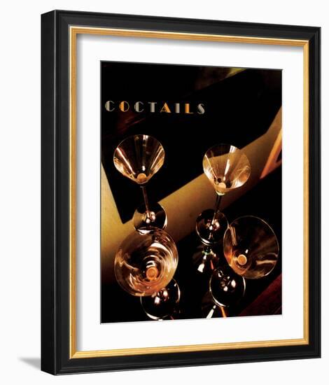 Martini Cocktails II-Richard Sutton-Framed Art Print