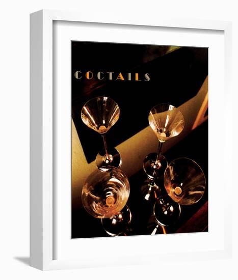 Martini Cocktails II-Richard Sutton-Framed Art Print