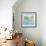 Martini Float Flamingo-Paul Brent-Framed Premium Giclee Print displayed on a wall