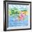 Martini Float Flamingo-Paul Brent-Framed Premium Giclee Print