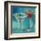 Martini in Aqua-Patti Mollica-Framed Art Print