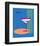 Martini in Blue-ATOM-Framed Giclee Print