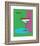 Martini in Green-ATOM-Framed Giclee Print