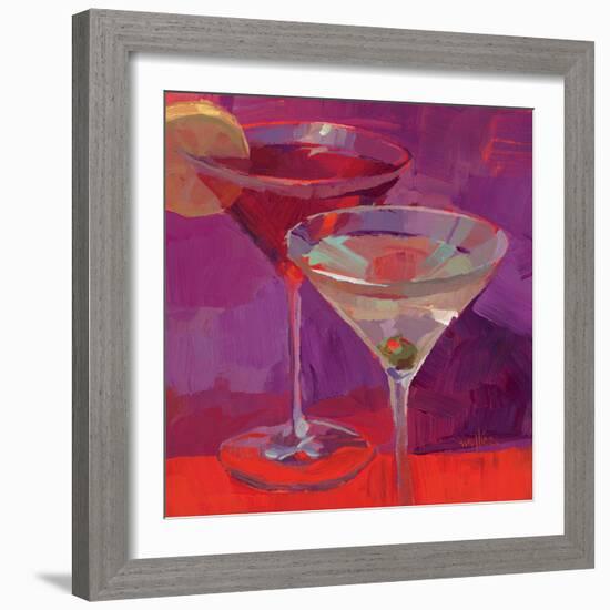 Martini in Magenta-Patti Mollica-Framed Art Print