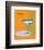 Martini in Orange-ATOM-Framed Giclee Print