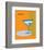 Martini in Orange-ATOM-Framed Giclee Print