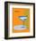 Martini in Orange-ATOM-Framed Giclee Print