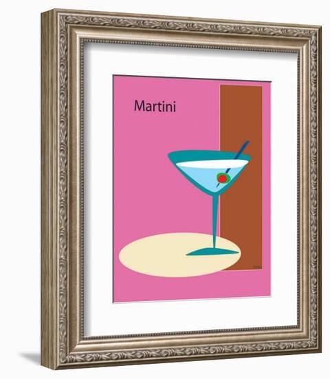 Martini in Pink-ATOM-Framed Giclee Print