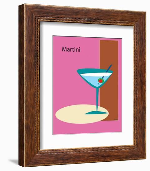 Martini in Pink-ATOM-Framed Giclee Print