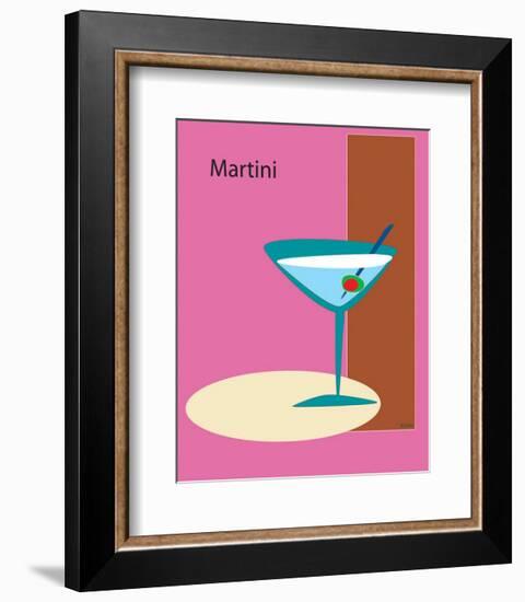 Martini in Pink-ATOM-Framed Giclee Print