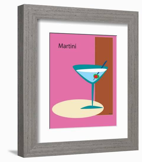 Martini in Pink-ATOM-Framed Giclee Print