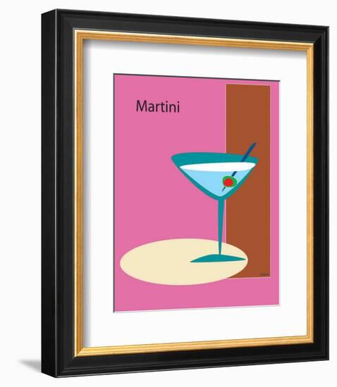 Martini in Pink-ATOM-Framed Giclee Print