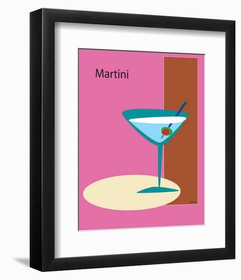 Martini in Pink-ATOM-Framed Giclee Print
